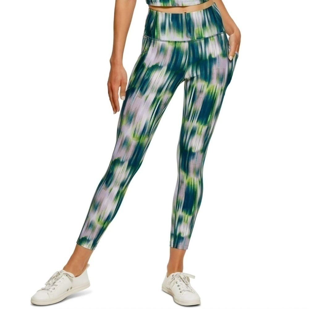 NWOT Calvin Klein Performance Print Side Pocket High Waist 7/8 Leggings Small